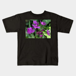 Forest Bathing with the Perfectly Pure Purple Wildflower Kids T-Shirt